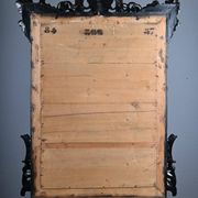 Important Mirror with Pediment, Napoleonic III period – 2nd half of the 19th century