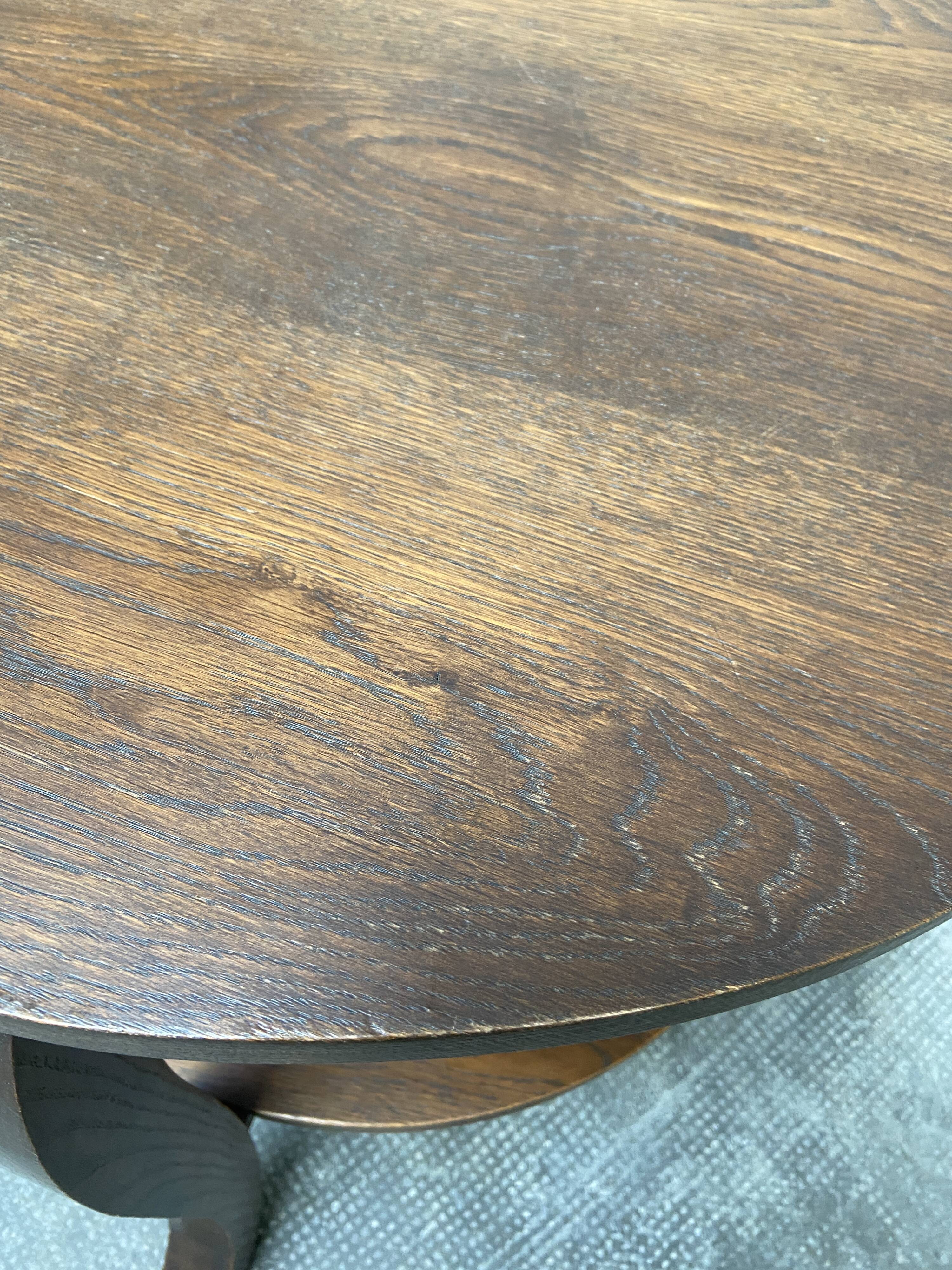 Pedestal table coffee table Art Deco 1950