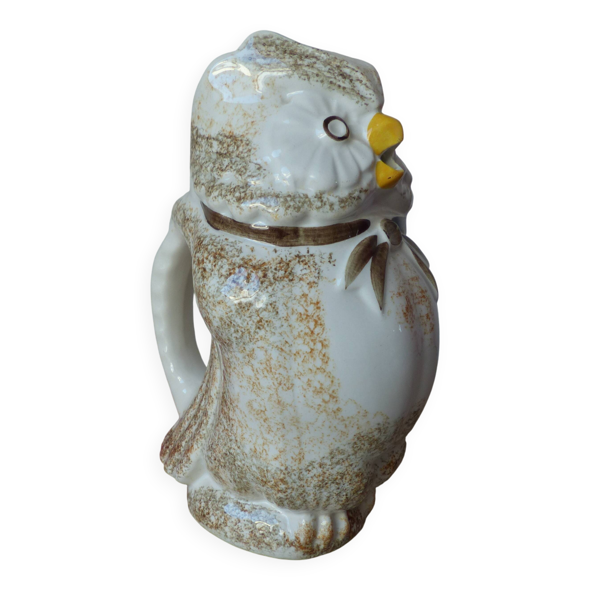 Vintage Longchamp Ceramic Owl Pitcher