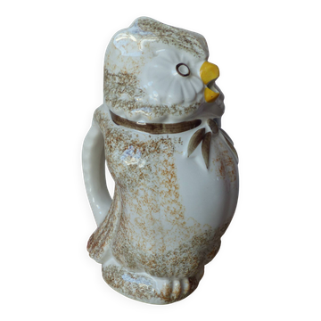 Vintage Longchamp Ceramic Owl Pitcher