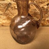 Old refresher pitcher biot glassware bubble blown glass