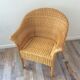 Vintage 70s rattan and wicker chair