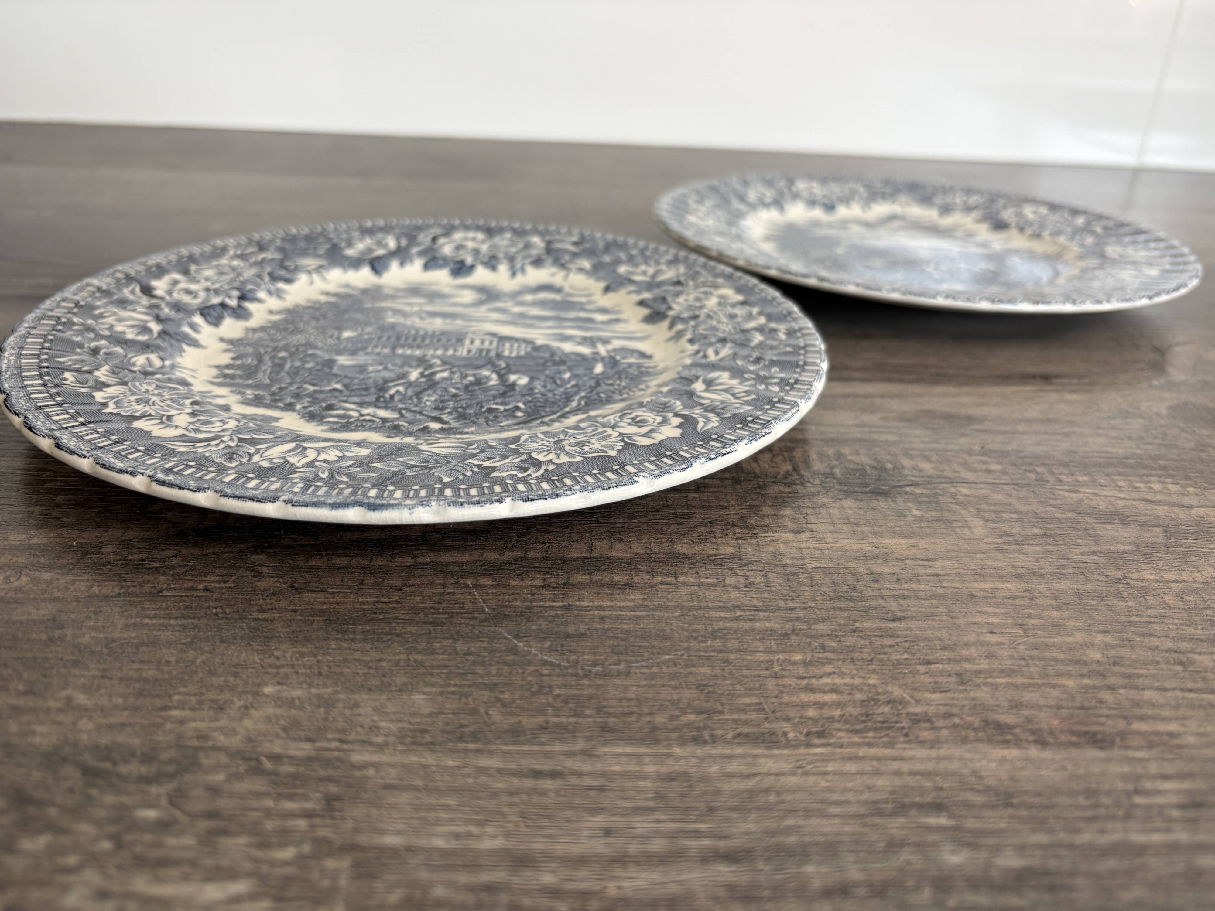 Set of 2 England's Heritage porcelain plates