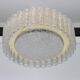 Doria suspension in Murano glass tubes with brass surround, Germany, 1960s.