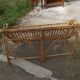 Rattan bench from the 1960s
