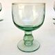 Set de 8 verres vintage vert d'eau