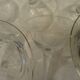 Set of 10 crystal champagne cups