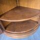 Curved wooden corner unit – Classic style