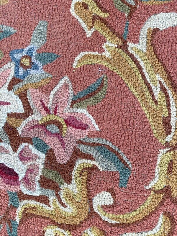 Tapis ancien français point Janus 177x235 cm