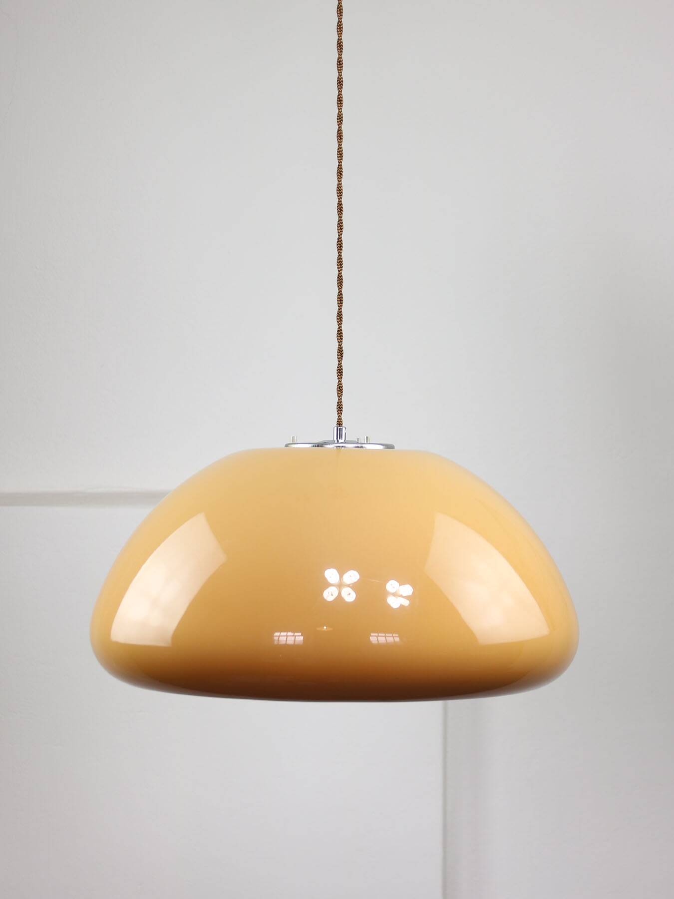 Mid-Century Modern Cabras Lamp by Luigi Massoni for Guzzini, 1960s