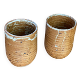 Pyrite stoneware mugs from Vallauris