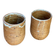 Pyrite stoneware mugs from Vallauris