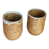 Pyrite stoneware mugs from Vallauris