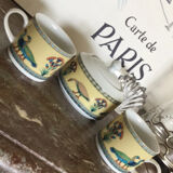 Set 2 cups and assorted sugar bowl