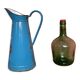 Blue pitcher
