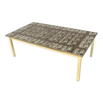 Ceramic coffee table, Royal Copenhagen, Denmark, 1970