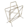 Vintage gold metal magazine rack
