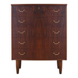 Walnut chest of drawers, Danish design, 1970s, production: Denmark