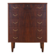 Walnut chest of drawers, Danish design, 1970s, production: Denmark