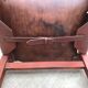 Modernist chair Riaza leather and vintage wood 1960