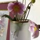 Pair of antique glass paste vases