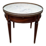 Louis XVI style coffee table "bouillotte"