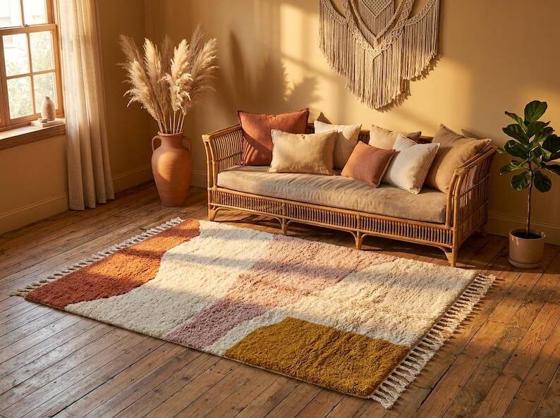 Tapis traditionnels en laine 250cmx150cm