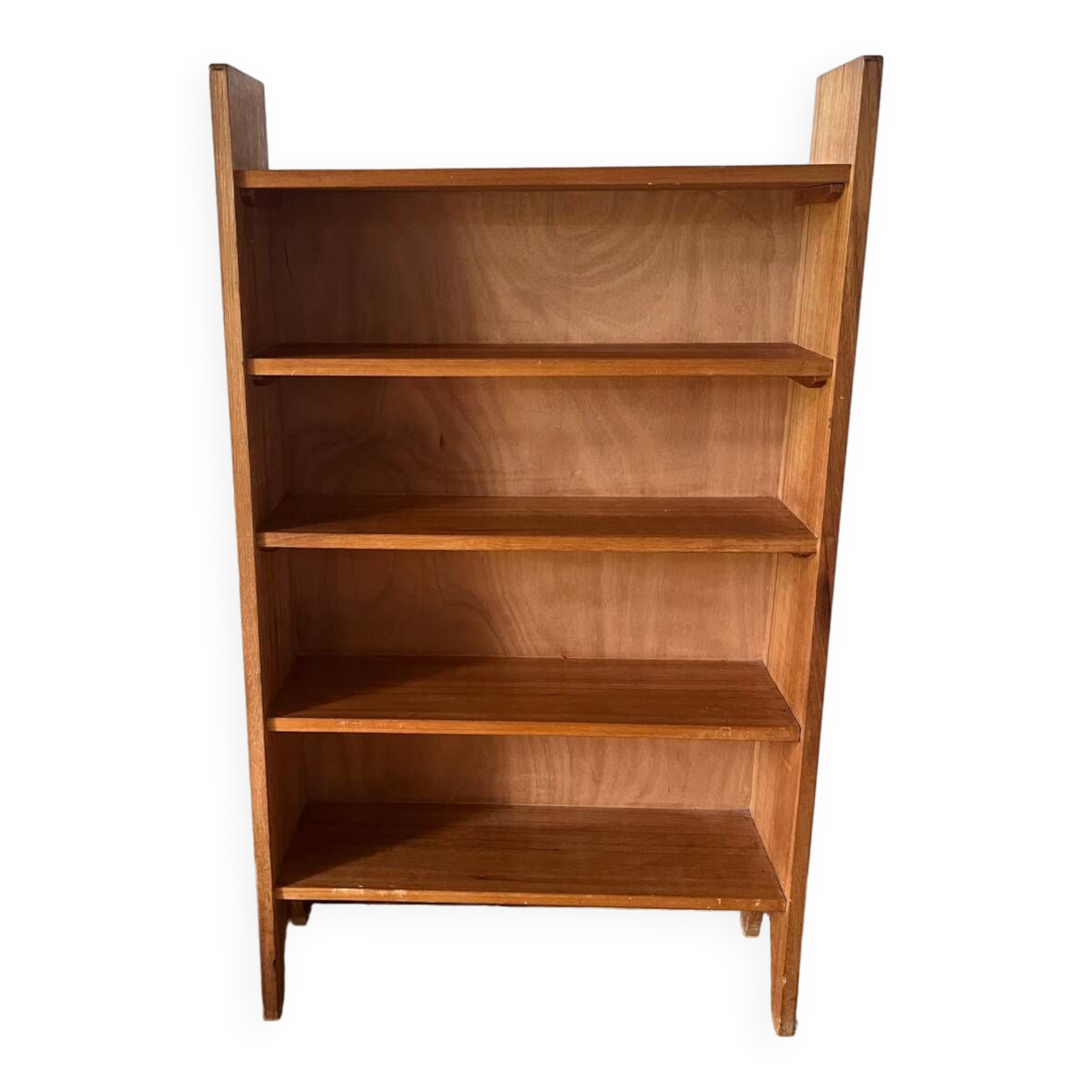 Shelf, solid wood bookcase, 1960s