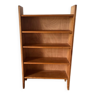 Shelf, solid wood bookcase, 1960s