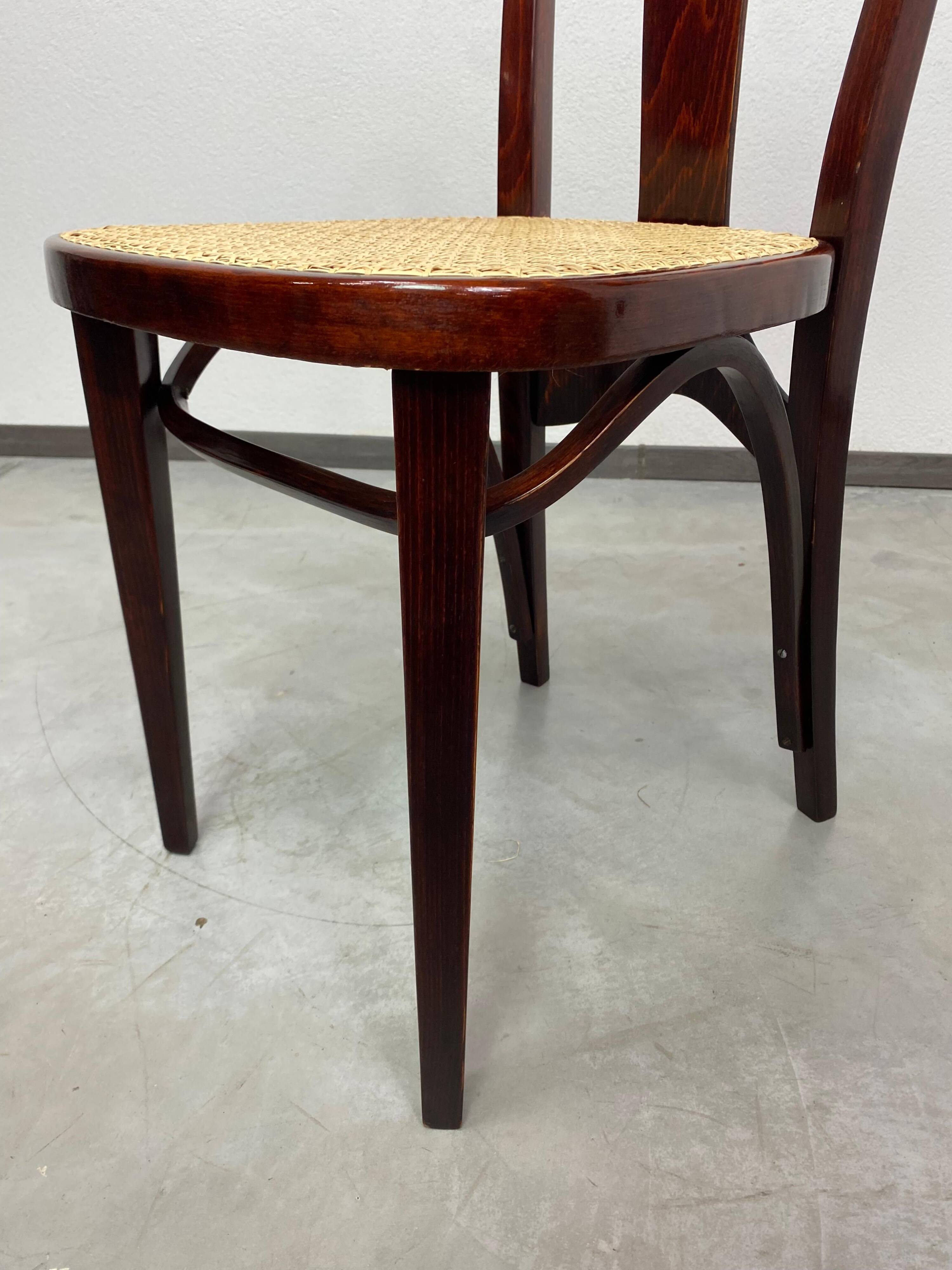 Dining chair Secession attributed to Otto Prutscher for Thonet.