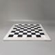 1970s Gorgeous Black and White Chess Set in Volterra Alabaster Handmade.  Made in Italy