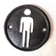 Men/women plaque for bathroom