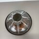 Unique brutalist boom copper and glass wall light by bega lights, germany, 1980s