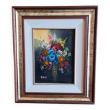 Tableau floral signé A.Bini