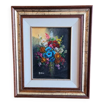 Floral painting signed A.Bini