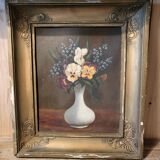 Oil on cardboard