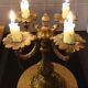 Chandelier 4 branches en bronze