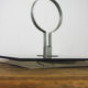 Smoked glass tray and chrome made in France
