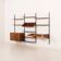 Hansen and Guldborg rosewood wall unit with a desk, Denmark 1960s
