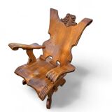 Oirschot oak chair / Heer Stoel / Gentleman Chair / Claw chair / 1960s