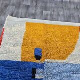 Handmade pure wool Moroccan rug size 140 x 260 cm
