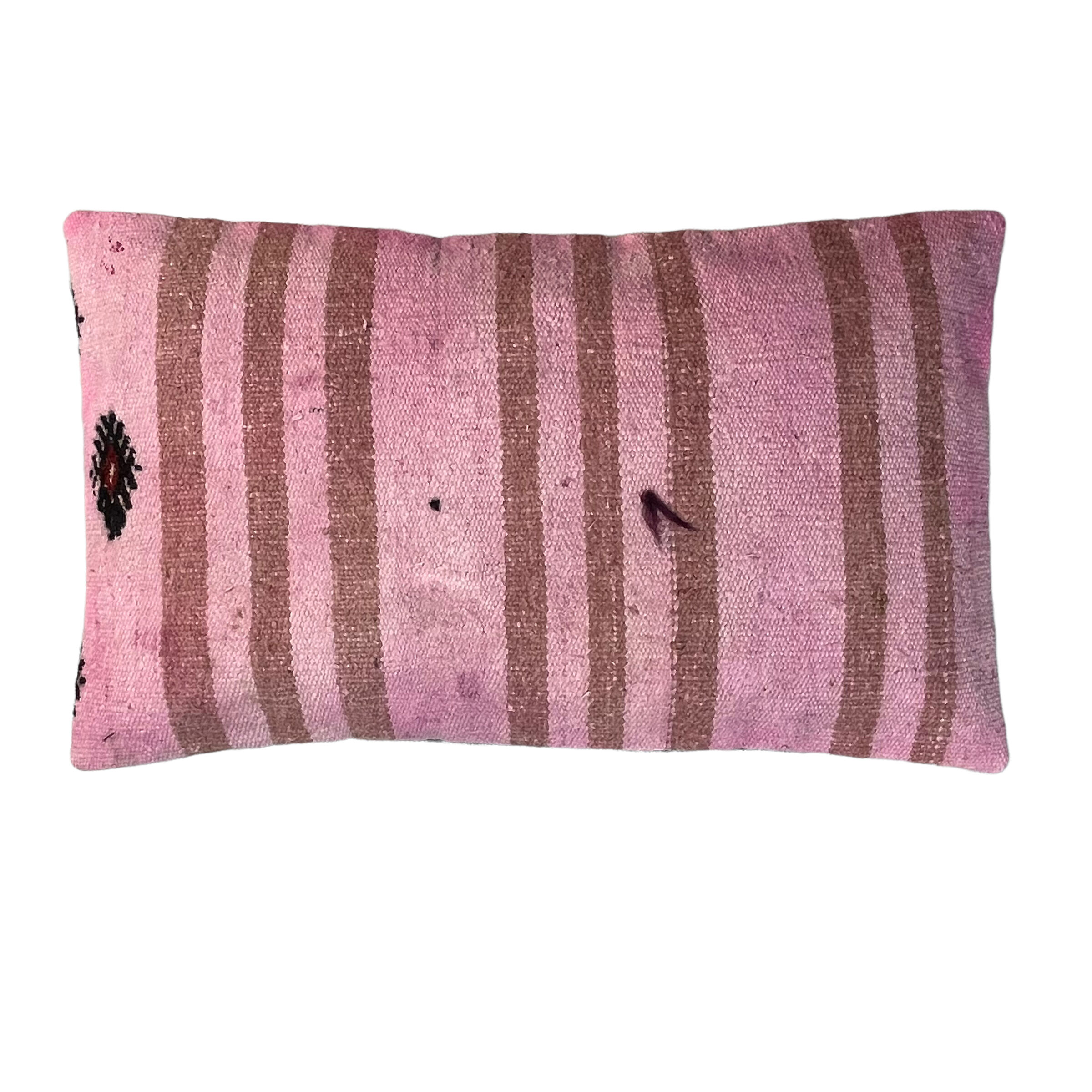 Housse de coussin vintage turque faite à la main, 30 x 50 cm