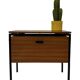 Meuble TV vintage petit format, placage teck, années 1960