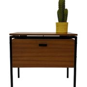 Vintage Small Audio Furniture TV Cabinet Cupboard 1960s Teak Veneer