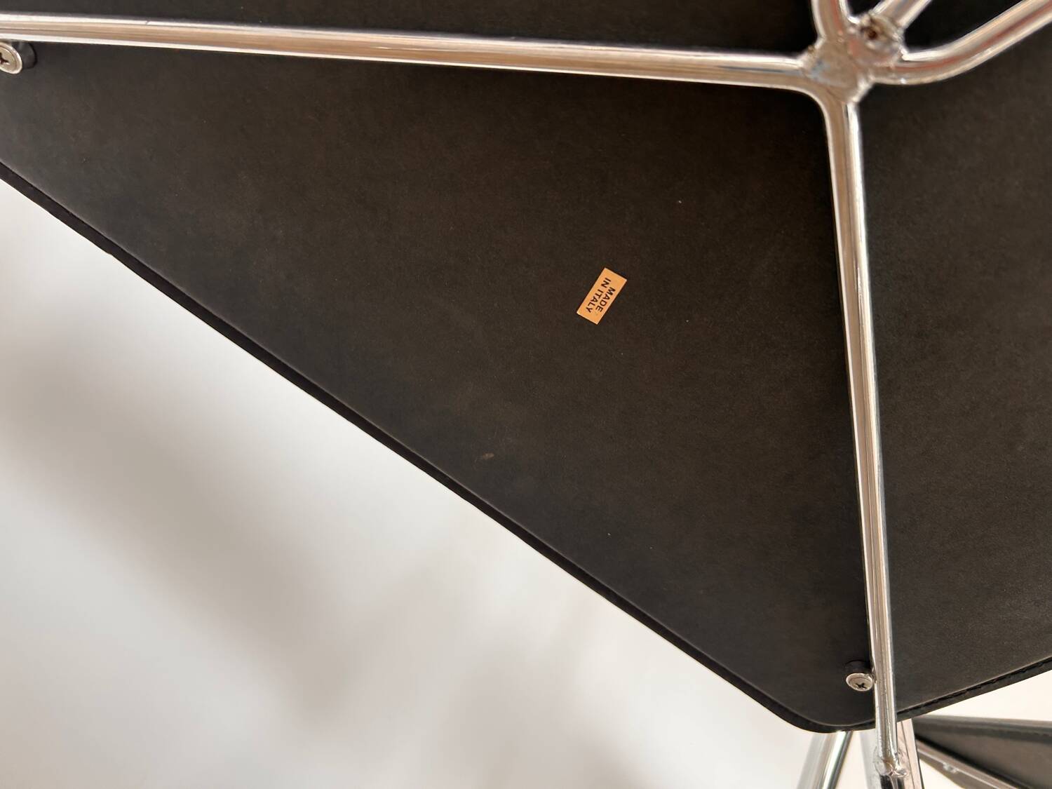 Chaises de bureau arrben italie années 70 chrome