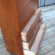 Vintage Secretary in Oak France 1950