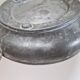 Assiette chauffante antique en ceramique et metal p et b pinder and bourne
