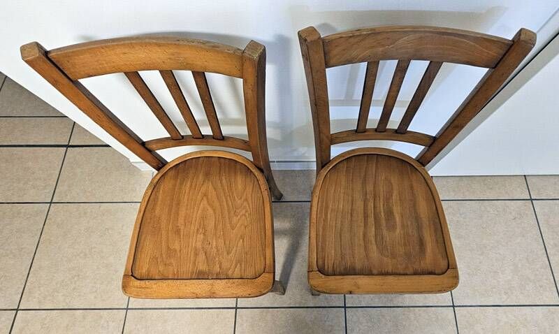Vintage Luterma bistro chair pair – mid 20th century (1950s-60s)