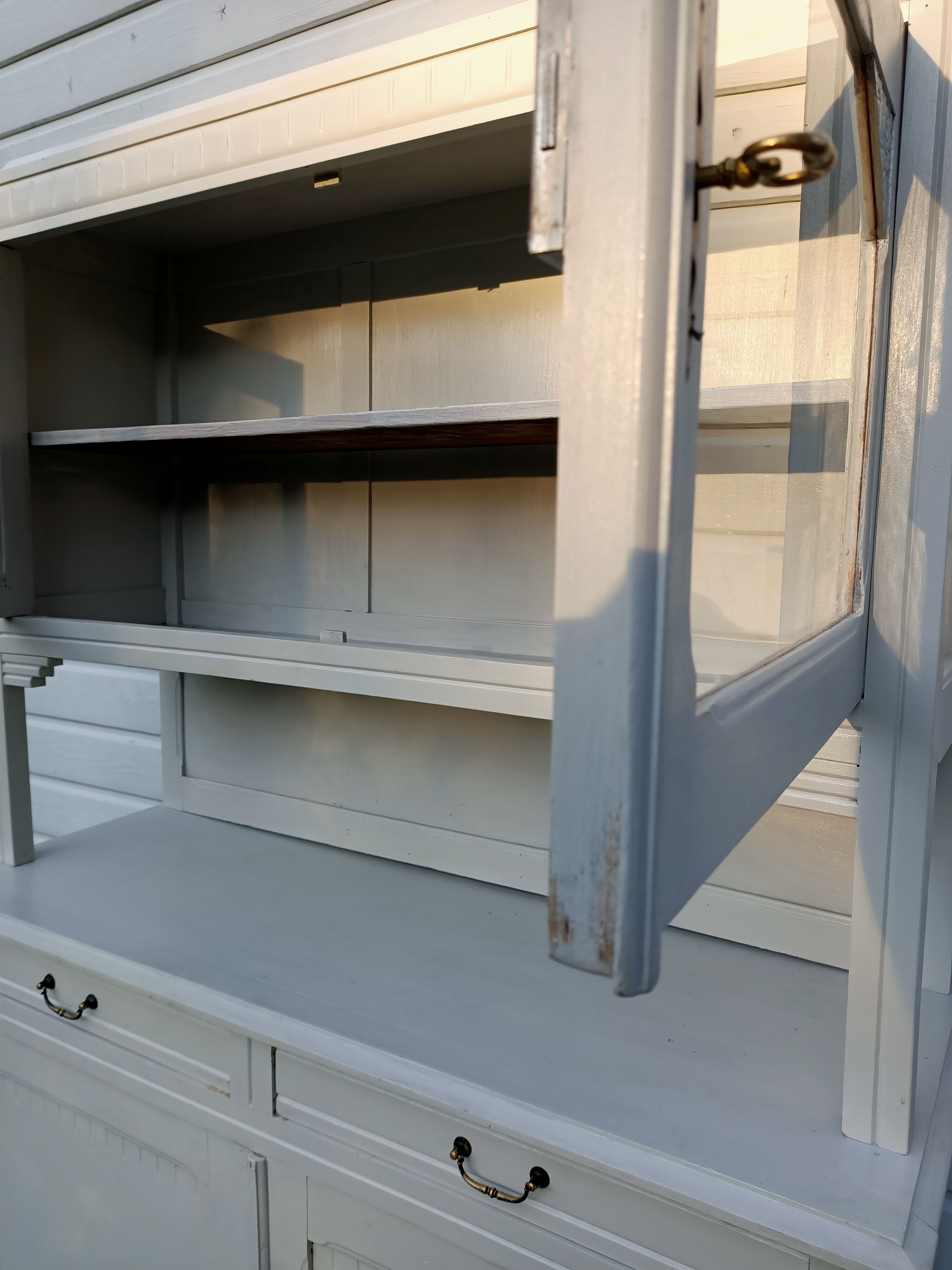 Sideboard 2 bodies in painted wood