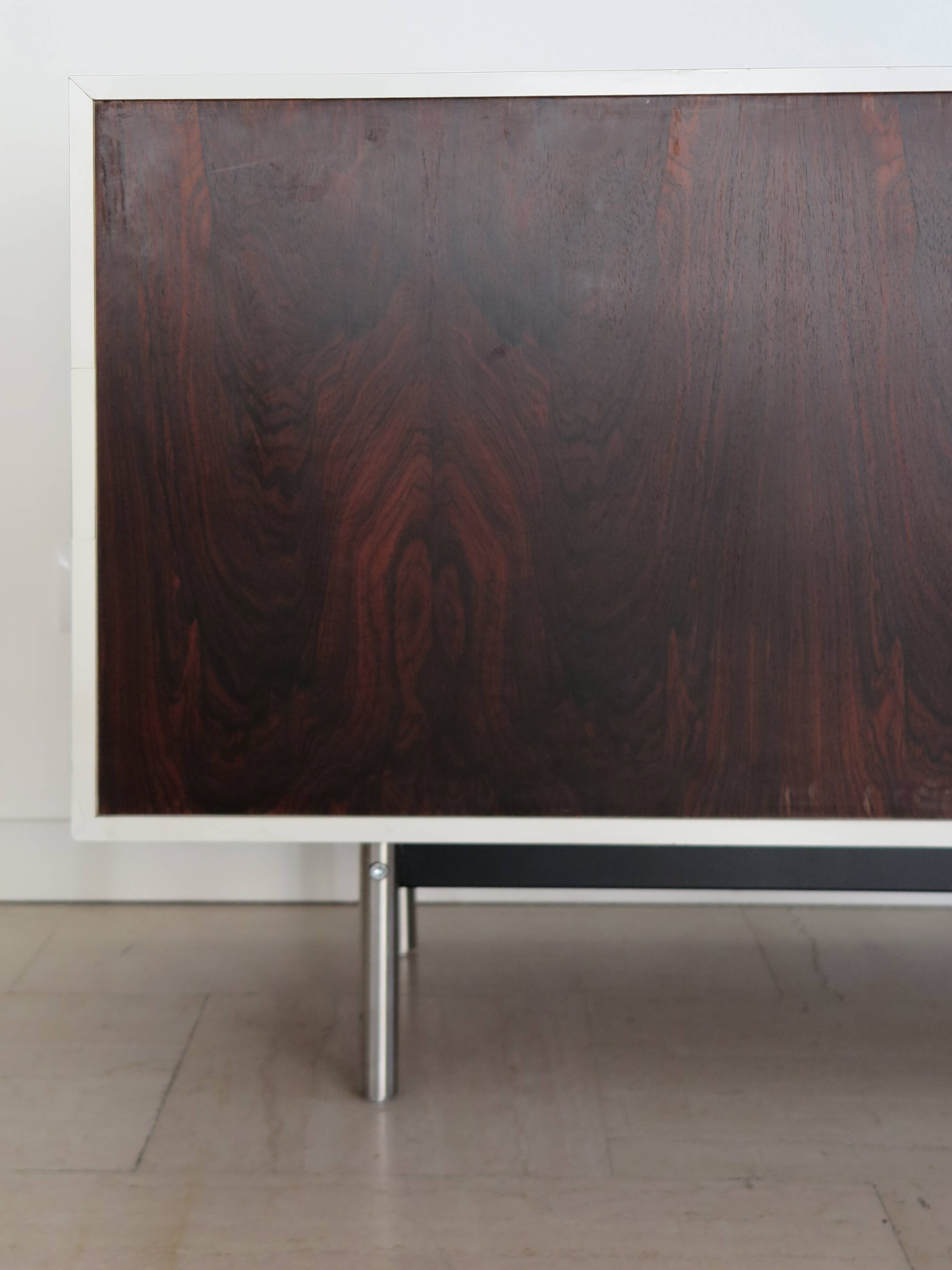 Formica rosewood midcentury sideboard, Italy 1960s